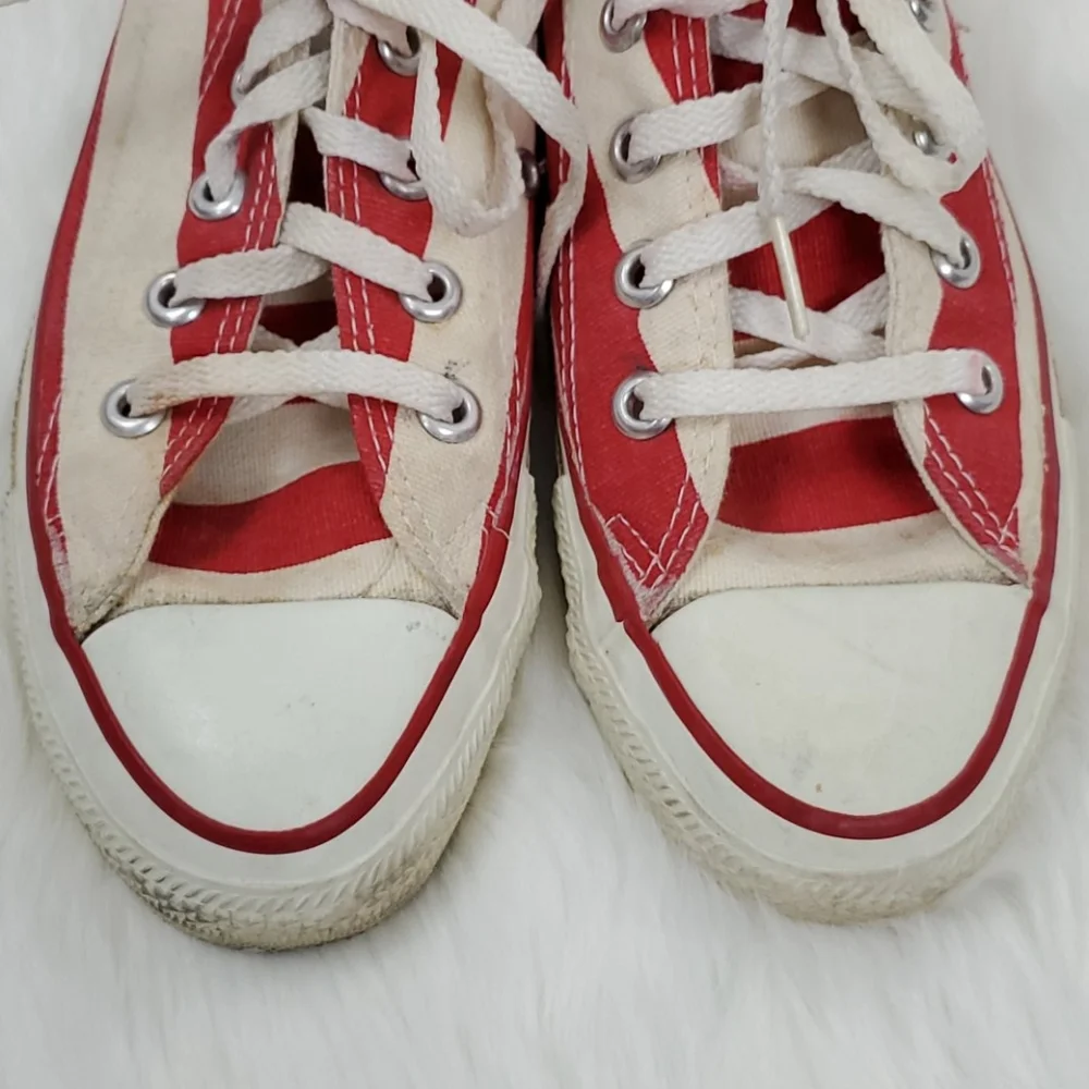 Vintage Converse Chuck Taylor American Flag Patriotic Made USA Kids Size 4